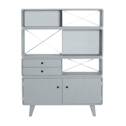 Bibliothèque Enigme - Gris clair